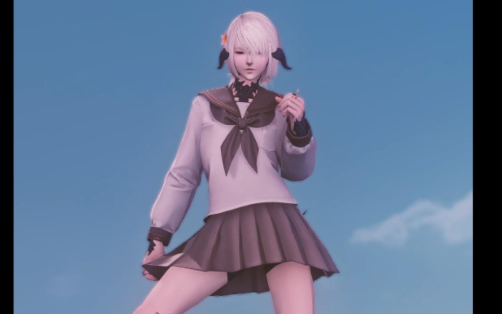 【ff14】请看水手服龙娘