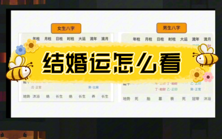 八字怎么看结婚运势?哔哩哔哩bilibili