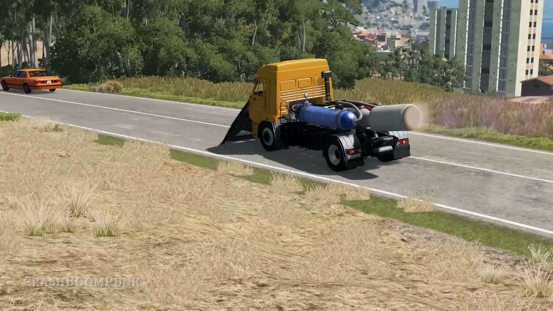 疯狂卡车横冲直撞#1  BeamNG Drive Crashes  CrashBoomPunk哔哩哔哩bilibili