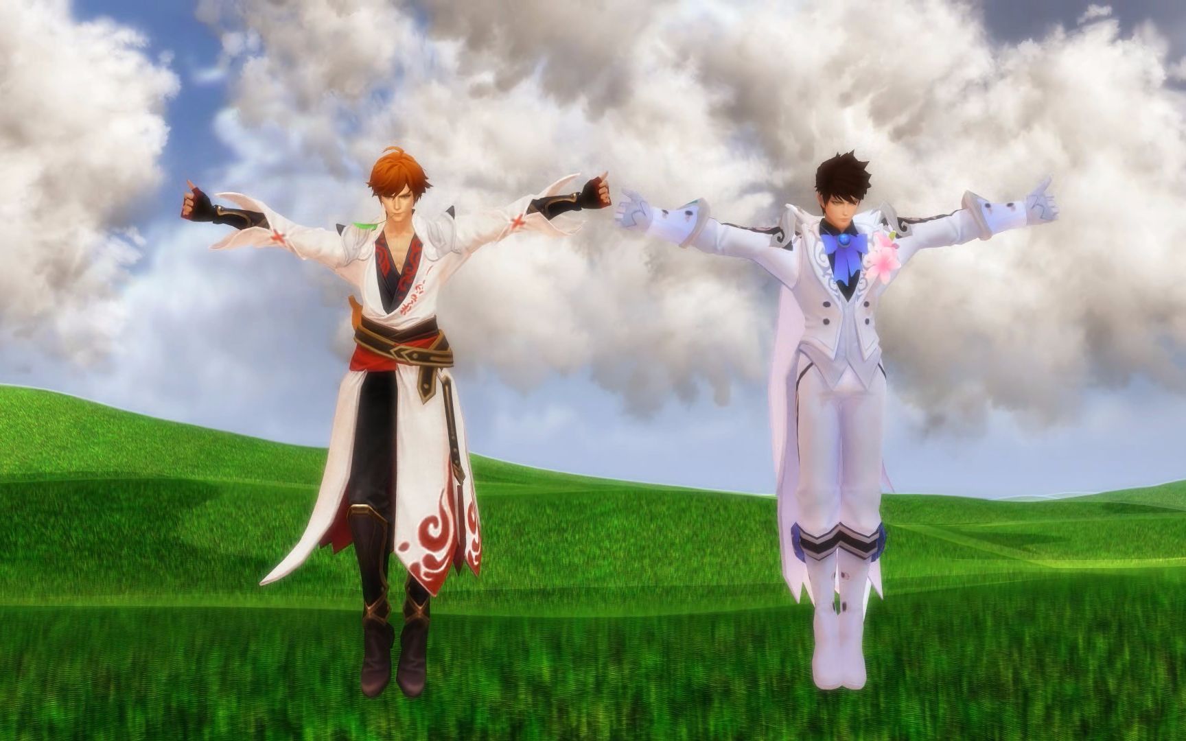 【mmd】我真的很不错 李白x赵云 白云 每天一遍防止抑郁