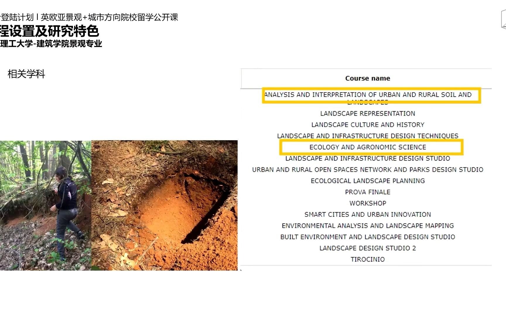 米兰理工大学的MLA景观专业课程哔哩哔哩bilibili