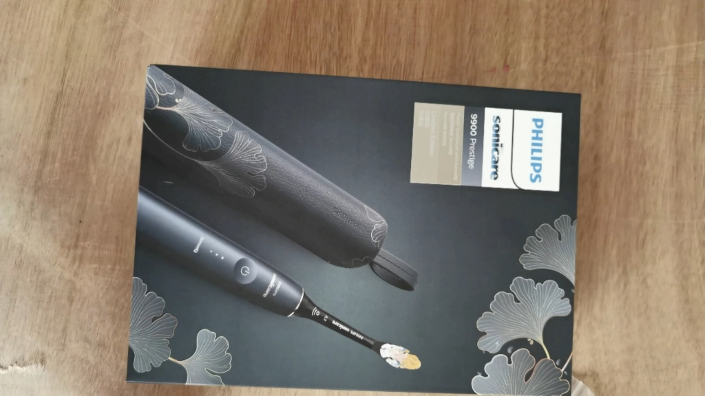 飞利浦电动牙刷 国风限定版 银杏尊享蓝 hx9997/42 极速开箱_哔哩哔哩