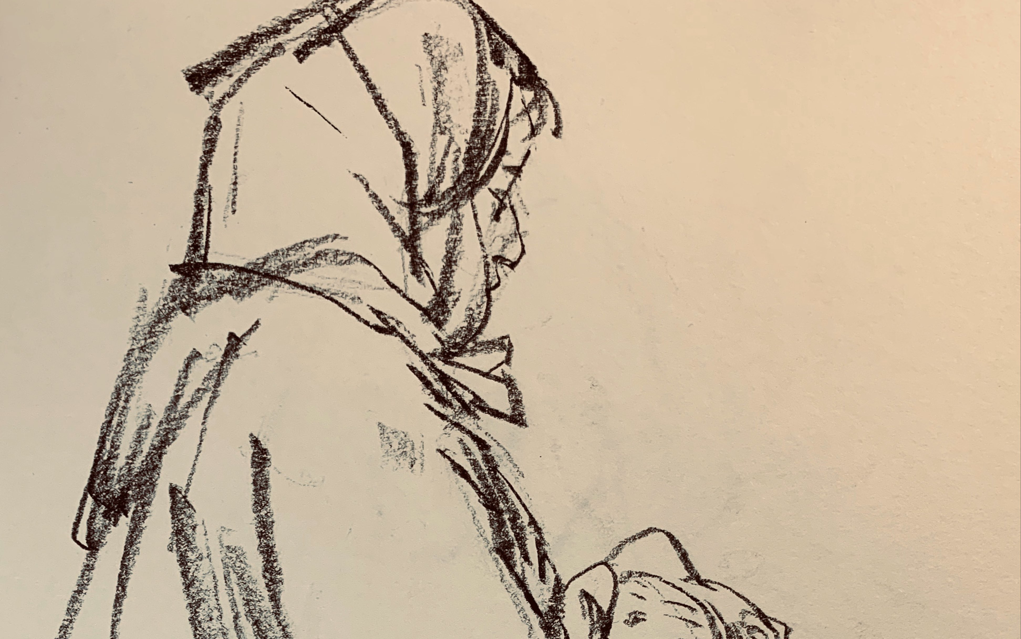 【速写】松动的笔触/手绘/素描/临摹练习