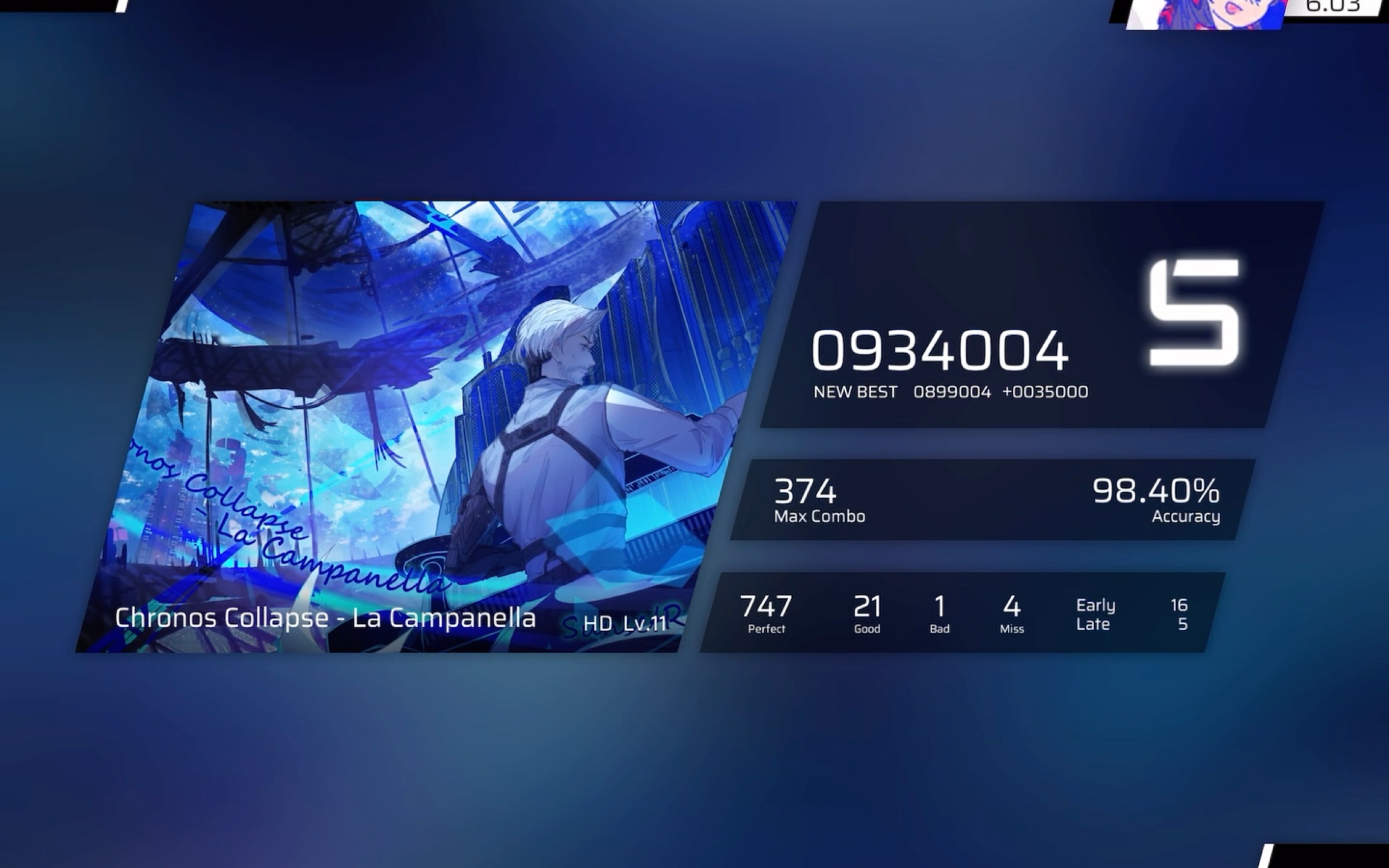 【phigros萌新/入坑作/目前最强技术力】phigros钟hd难度评分s
