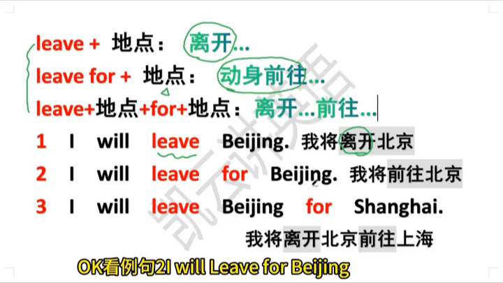 leave.leave for.leave…for…区别哔哩哔哩bilibili