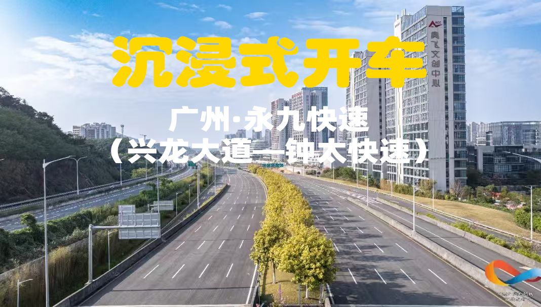 【第一视角沉浸式开车】遥遥领先N年的道路规划|广州 永九快速路 西行(兴龙大道—钟太快速)|拥有双向十车道却限速80的快速路哔哩哔哩bilibili