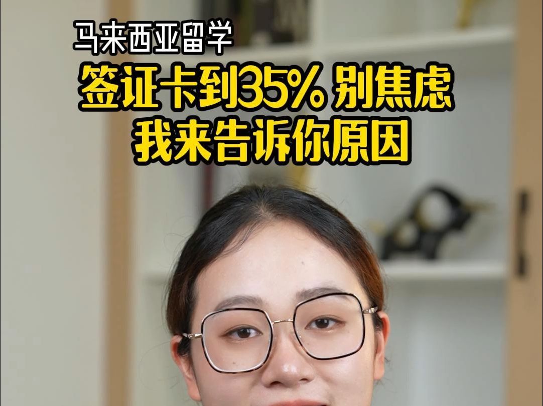 终于知道签证卡在35%的原因了哔哩哔哩bilibili