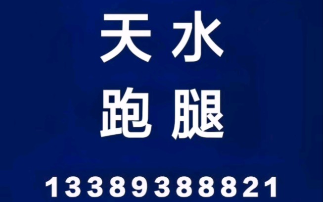 天水跑腿133,8938,8821哔哩哔哩bilibili