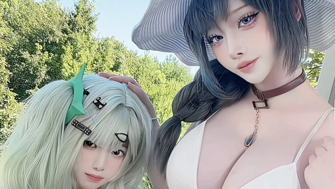 两女一池（母女版）