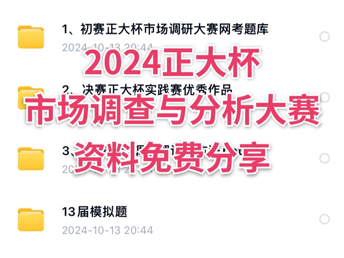 【免费分享】正大杯市调大赛怎么准备?第十五届正大杯网考题库和必过技巧 全国大学生市场调查与分析大赛最新国奖完整获奖作品报告等全套资料无偿领取...