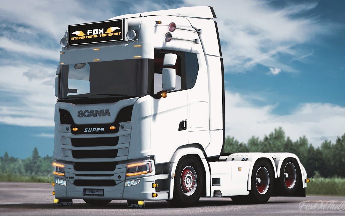 【youtube】欧卡2mod_斯堪尼亚ng低底盘mod| lowered chassis mod for