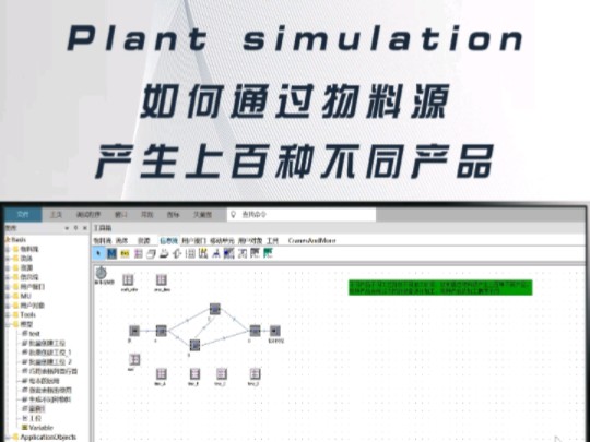 Plantsimulation如何通过物料源产生上百种不同产品#物流仿真#工厂规划#工厂仿真#建模技巧#制造业哔哩哔哩bilibili