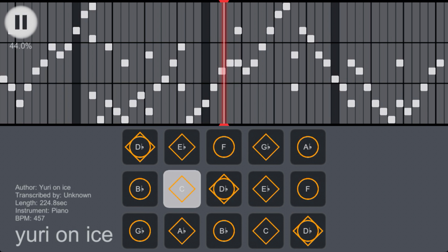 光遇乐谱yurionice完整版谱子