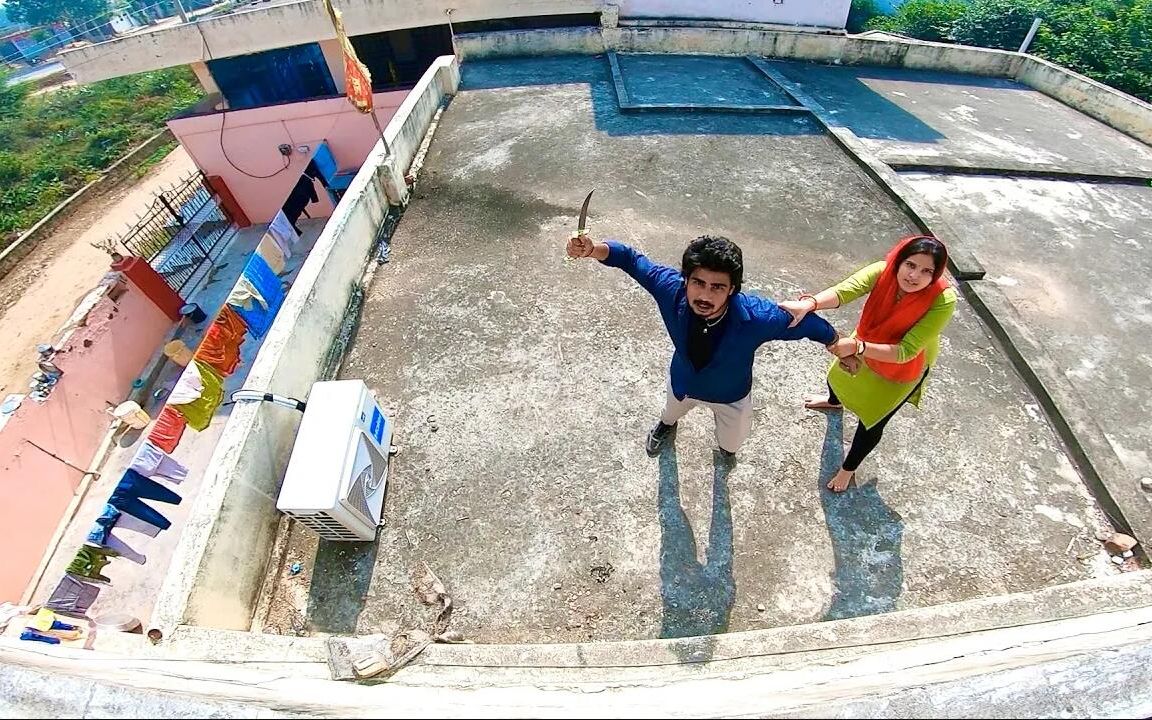 蓝胖成绩太差被老妈追打?第一视角跑酷逃离!