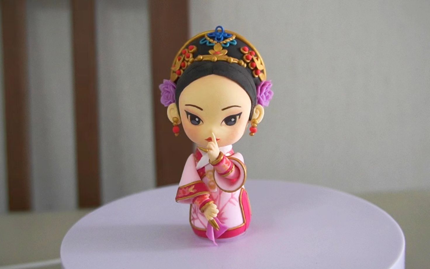 《甄嬛传》盲盒系列之甄嬛粘土教程,嬛嬛"嘘"