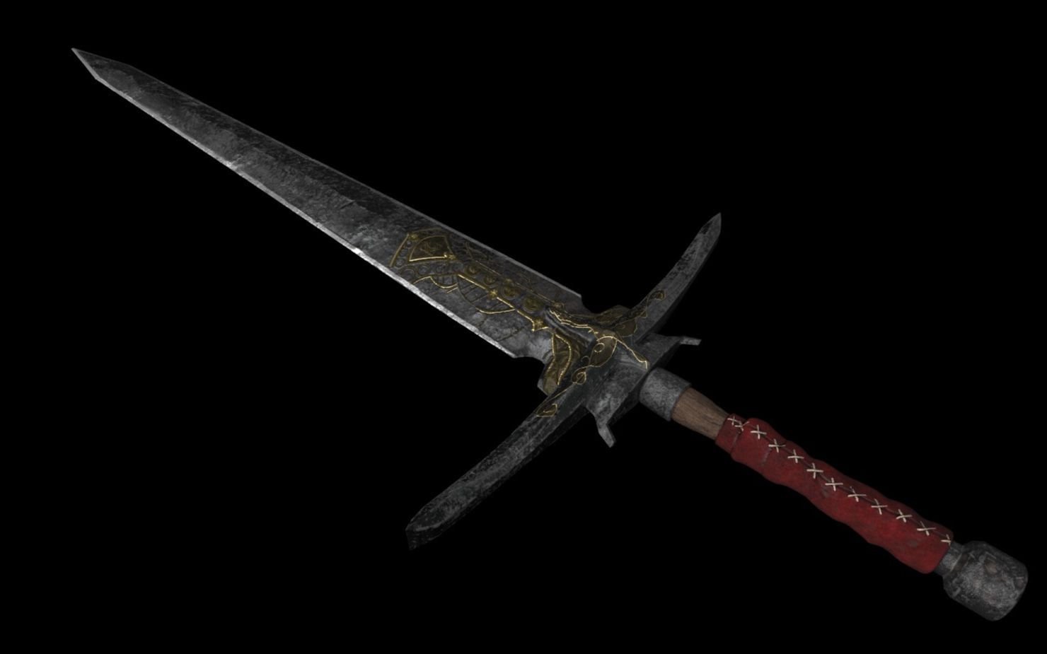 网易大佬3dmax zbrush次世代流程街舞大剑完整解说