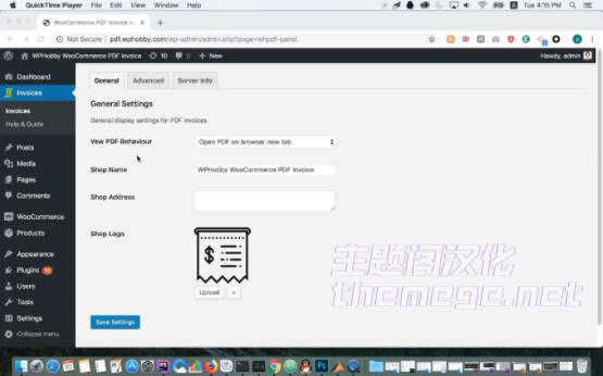 WooCommerce PDF Invoice Maker电子发票制作器使用教程演示视频哔哩哔哩bilibili