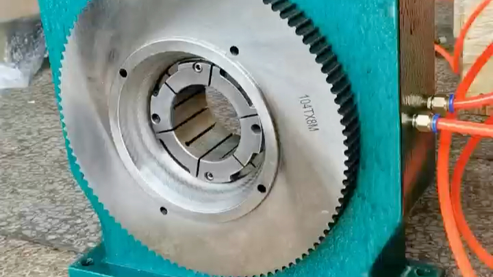 主轴夹座 双头车两端同时夹持 倒角切割打孔送料#自动化设备 #卡盘