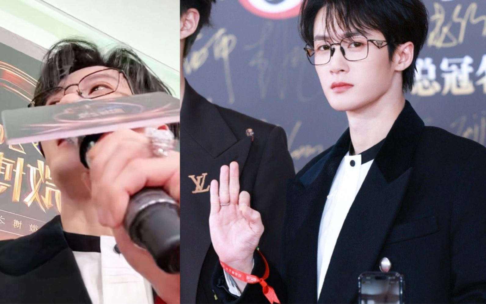 檀炭一起走vb之夜红毯,的第一视角和第三视角,太幸福了!