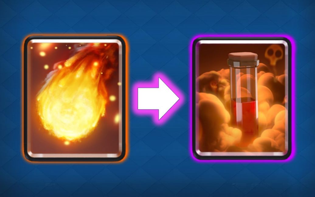 活动作品pp瞎改卡组火球还是毒药皇室战争