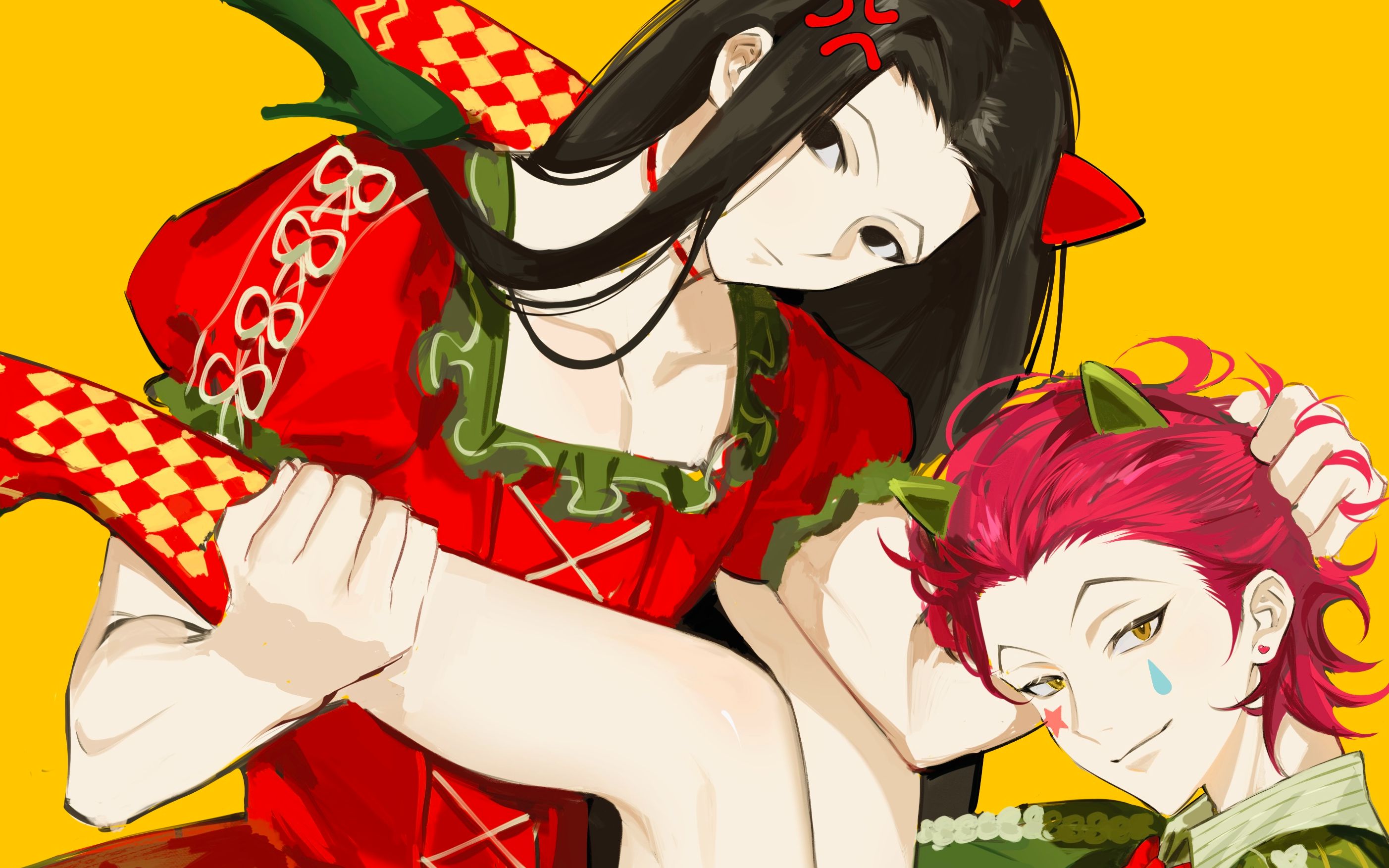 绘画过程〗西索和伊尔迷的圣诞play