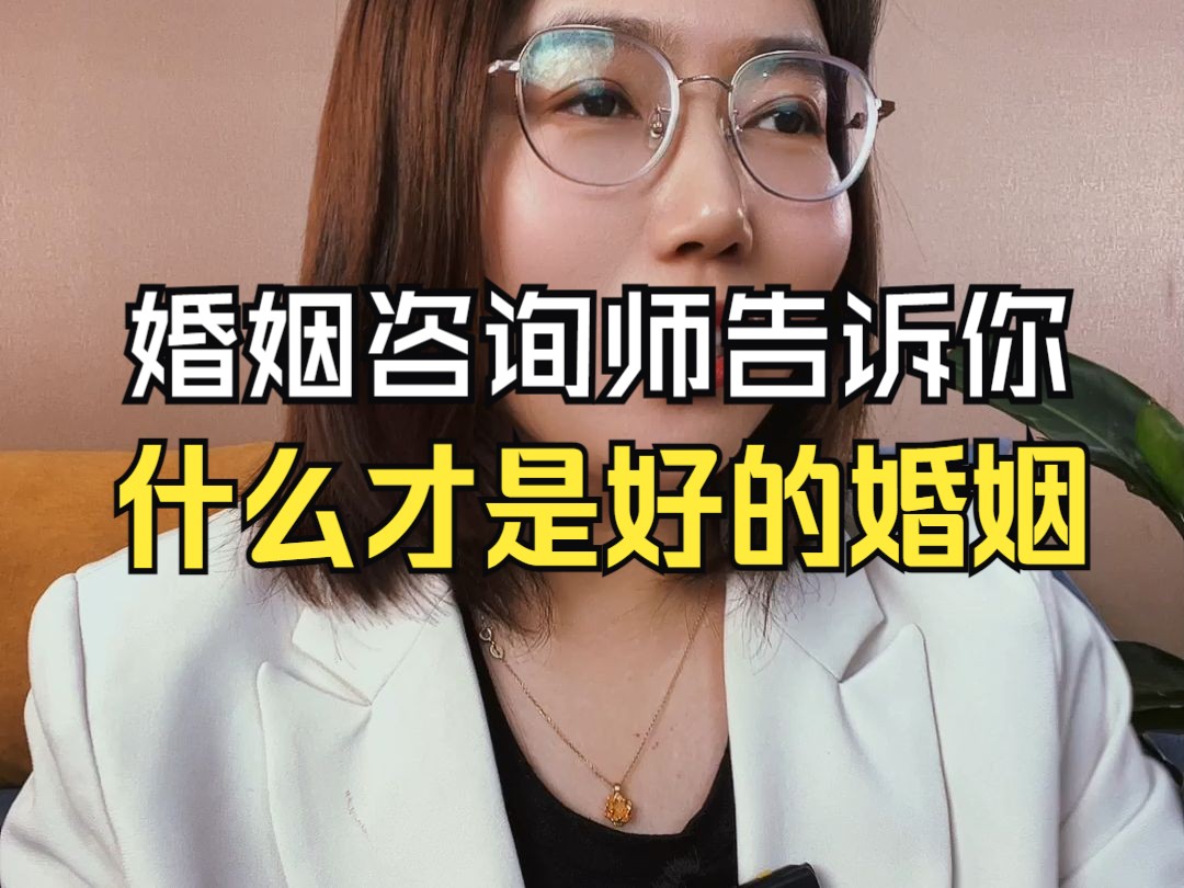 婚姻咨询师告诉你,这世界上什么是好的婚姻哔哩哔哩bilibili