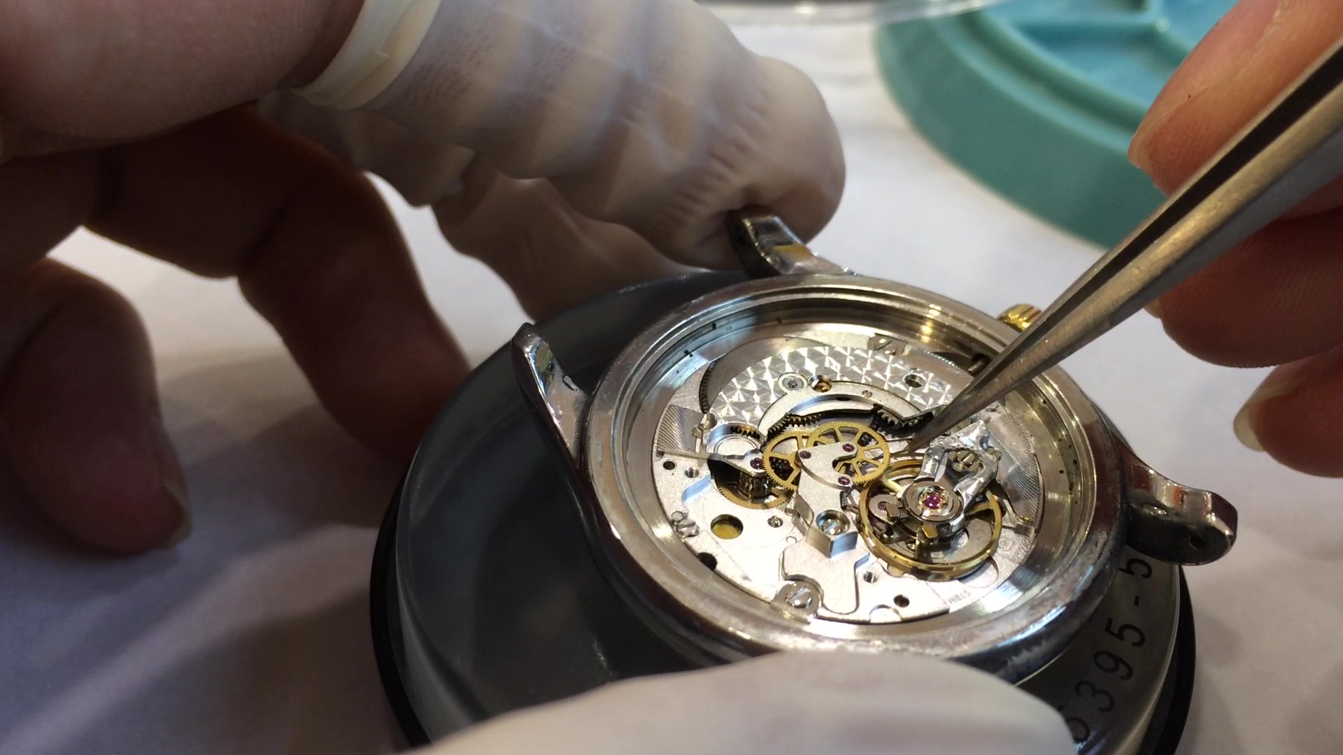 浪琴2892机芯拆下自动系统