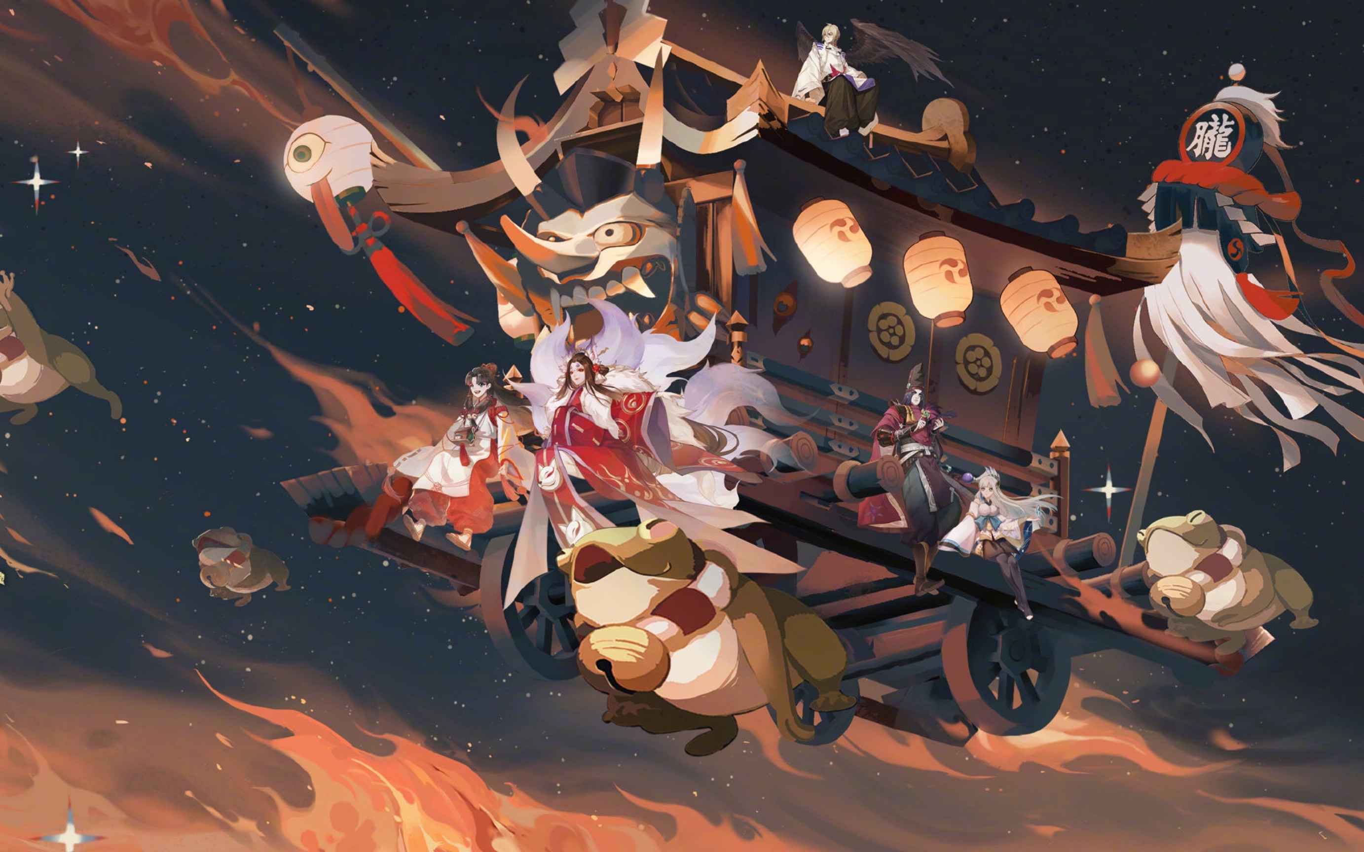 鬼王之宴各方势力cg「阴阳师」