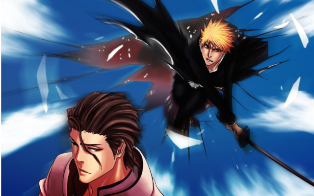 【mugen】无月一护vs蓝染_哔哩哔哩 (゜-゜)つロ 干杯~-bilibili