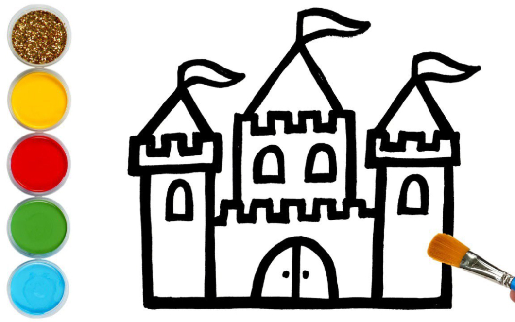 梦幻的城堡,原来画出来这么简单,一起学起来吧!