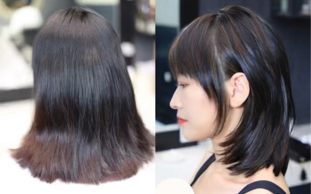 12分区挑染最大程度减少染后发质受损只染头发的大约2080保持黑发减少