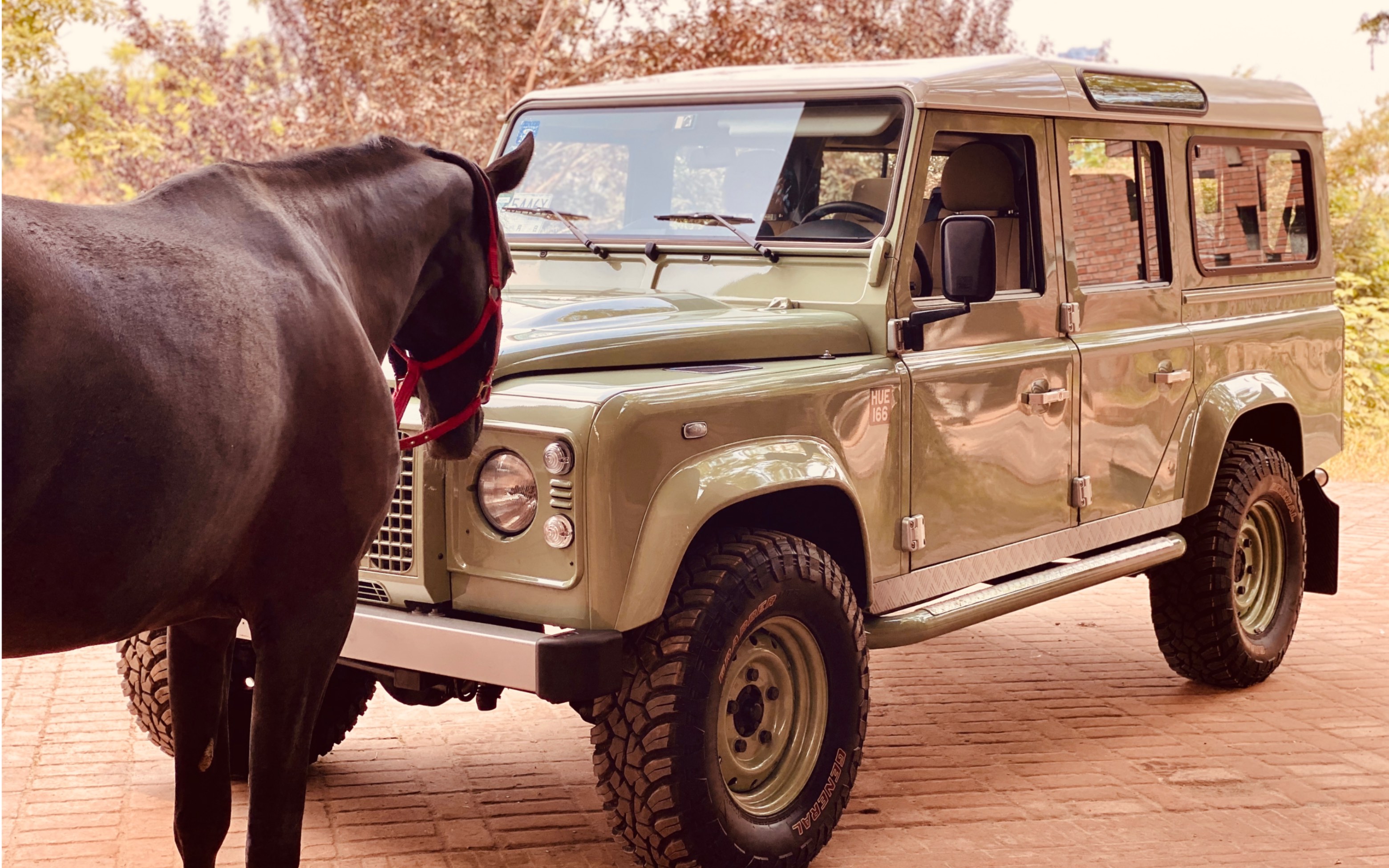 路虎卫士110传承版体验式