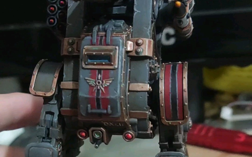 战锤40k 太阳军 荷鲁斯之乱 hh 哨兵机甲 涂装展示