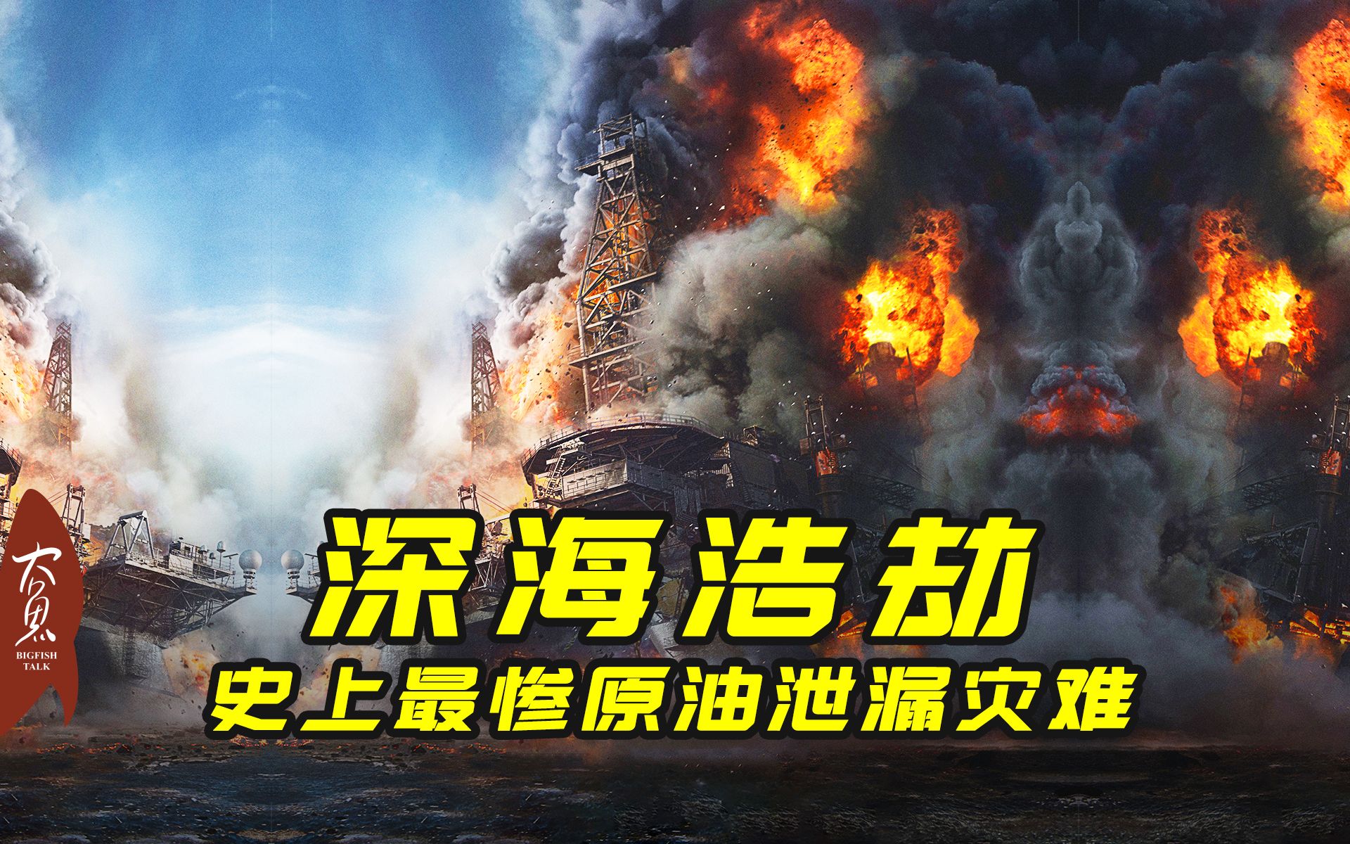 海上油井爆炸有多恐怖?美国仅次于911的灾难,墨西哥湾漏油事件,严重污染环境哔哩哔哩bilibili