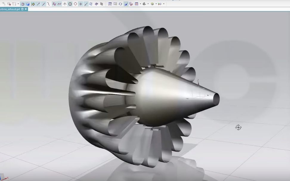 【搬运】【用八种软件画同一个数模是什么体验】【涡轮排气】【Turbine Exhaust】哔哩哔哩bilibili