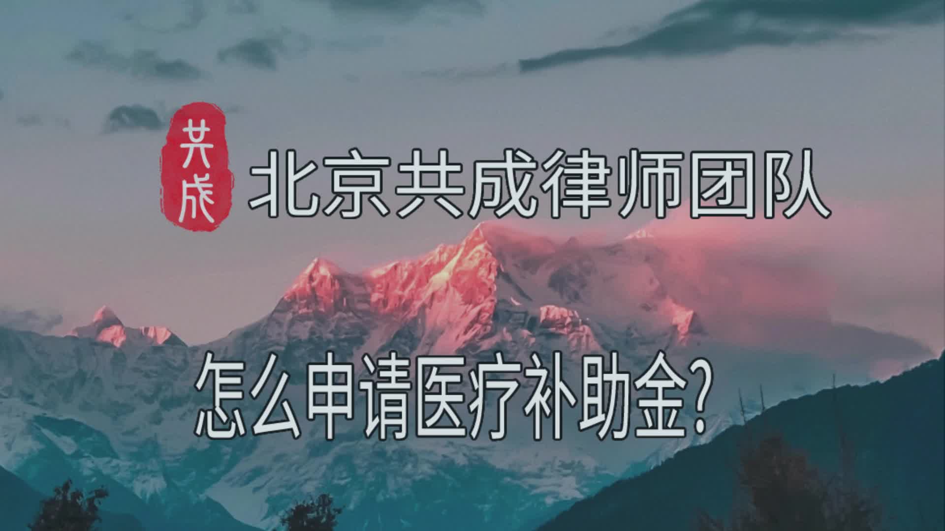 怎么申请医疗补助金?哔哩哔哩bilibili