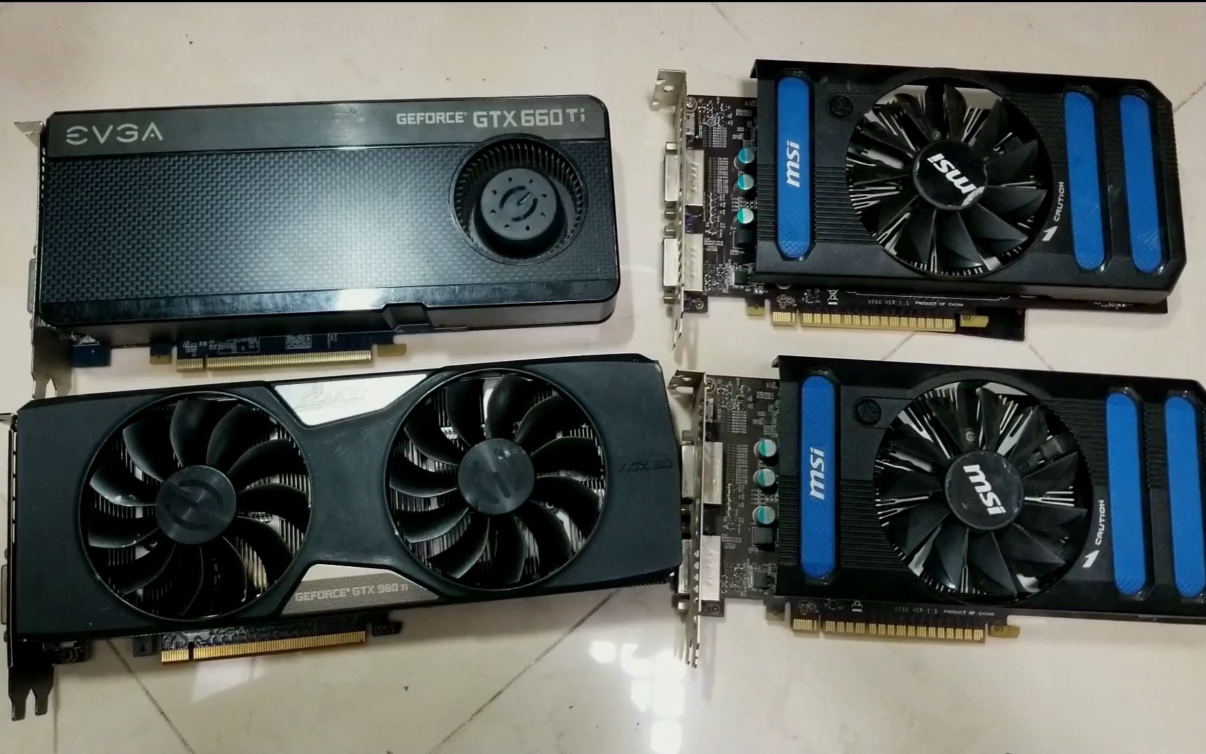 一张evea660ti显卡花屏维修原以为很简单结果黑屏了