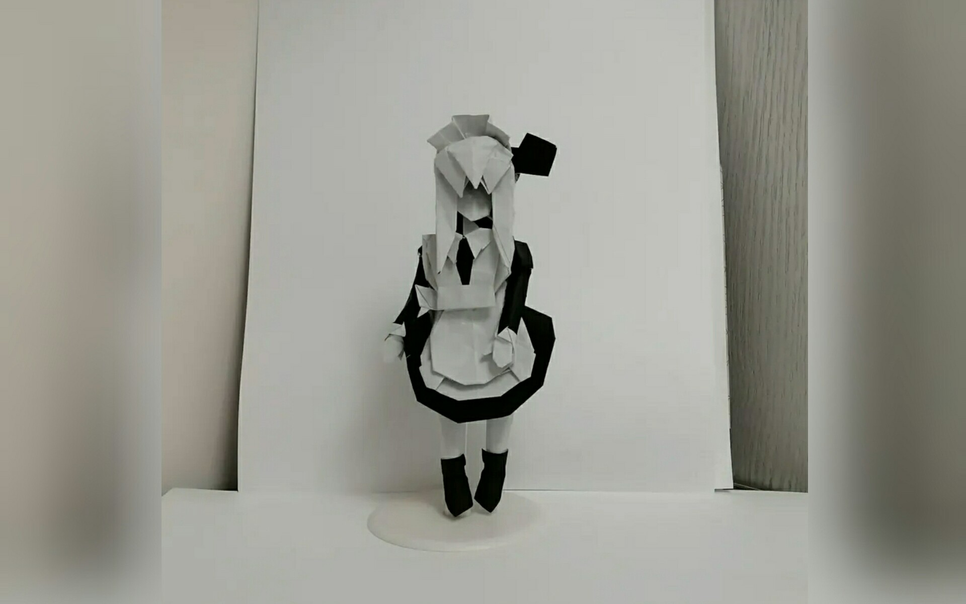 纸片人萝莉女仆折纸打线聚合