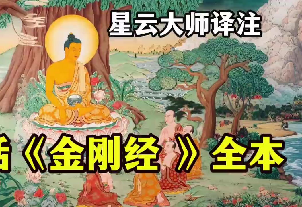 [图]白话《金刚经 》一小时了解《金刚般若波罗蜜经》星云大师译