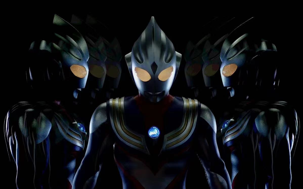 alphamax 迪迦奥特曼 对经典画面进行拙劣的模仿 p图过程