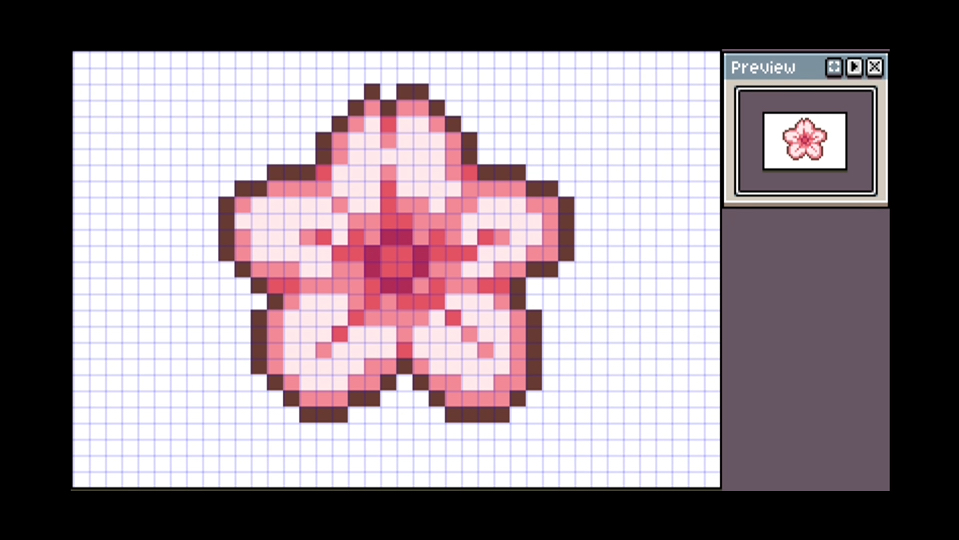 手绘像素画第五课:像素画樱花🌸