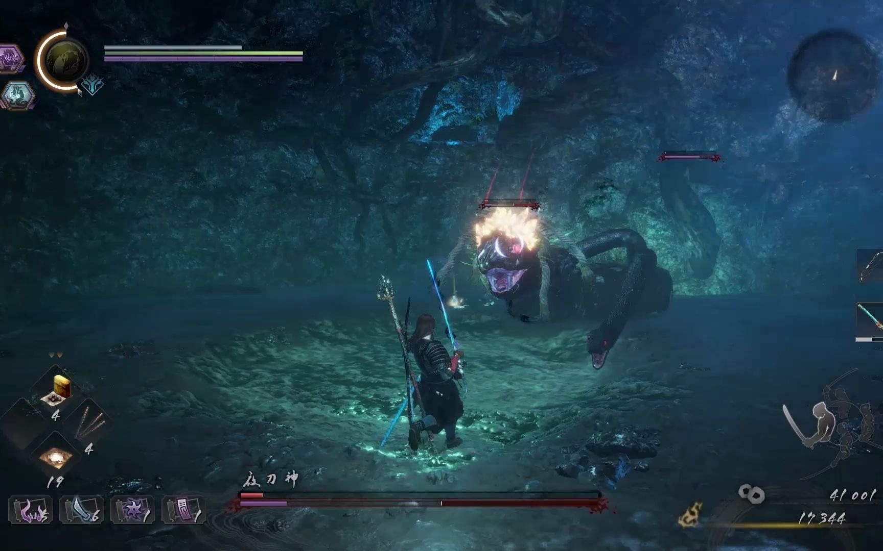 仁王2一周目boss流程第三关:夜刀神(含过场动画)