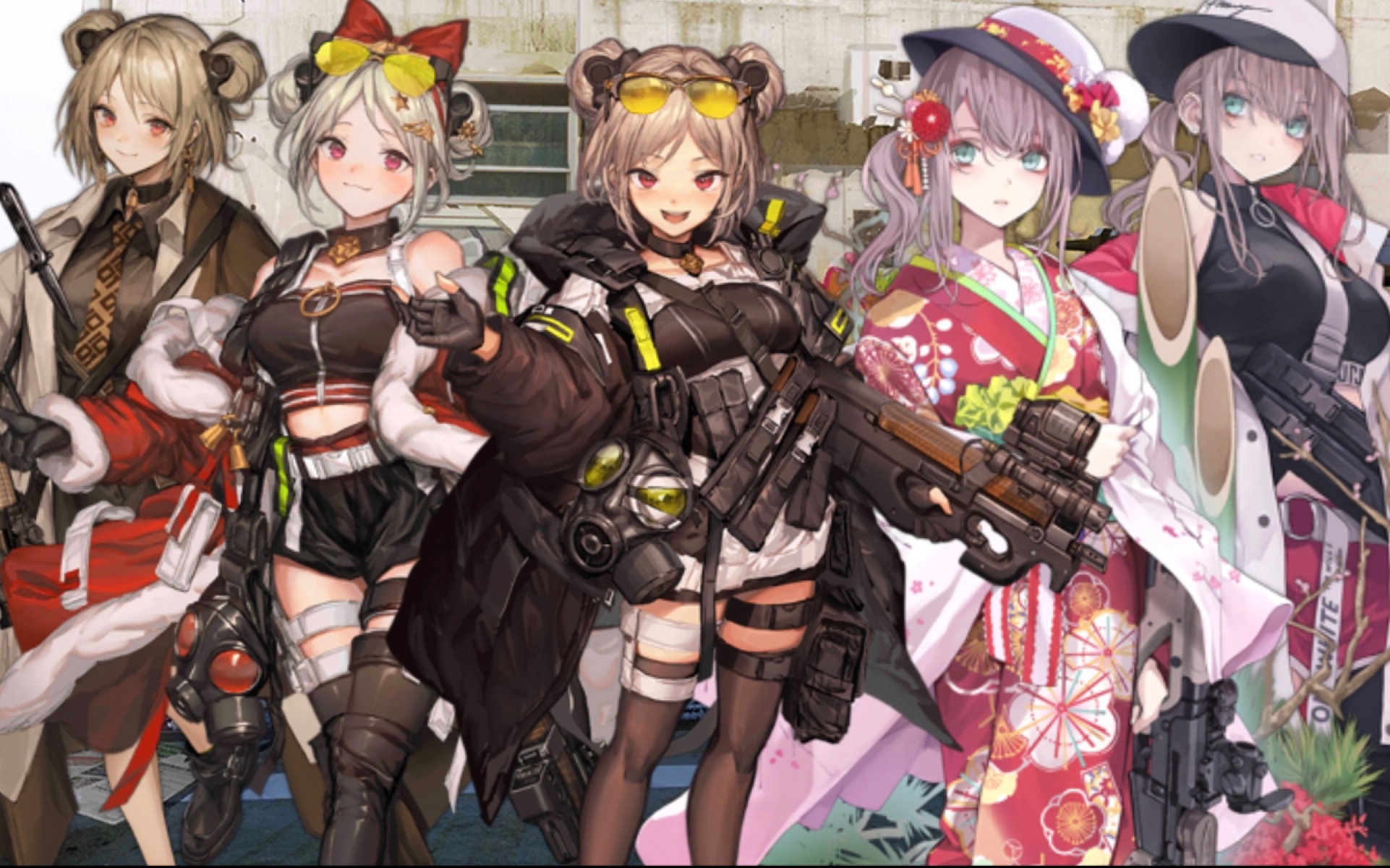 【少女前线】p90 ar57(立绘 大破)