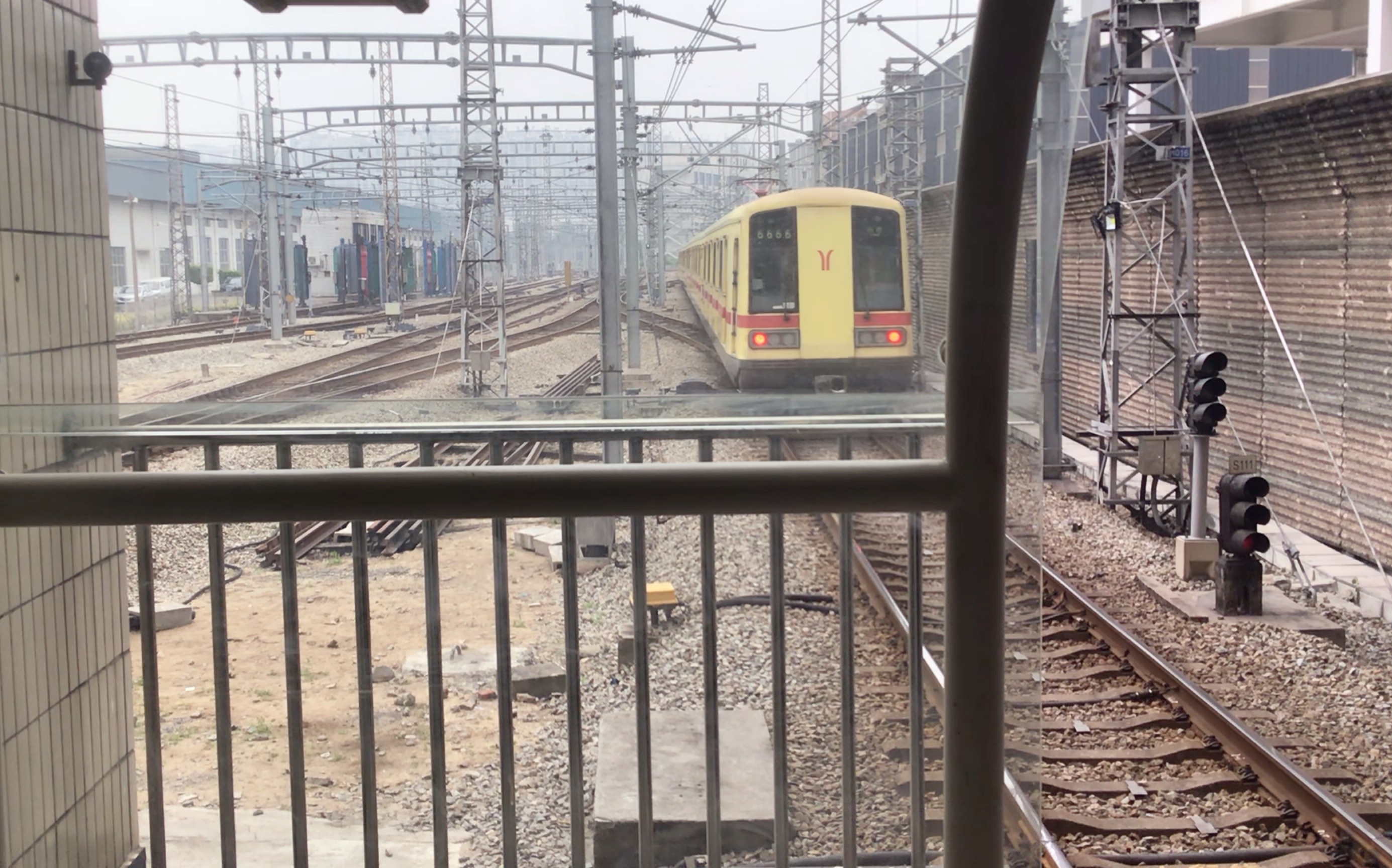 库存绝版20220122广州地铁一号线a1安达西门子列车1x0708西塱站一站台