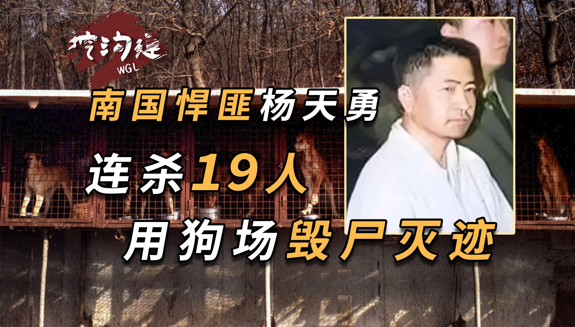 悍匪杨天勇冒充警察,连杀19人,为了毁尸灭迹,把受害者当成狗饲料!哔哩哔哩bilibili