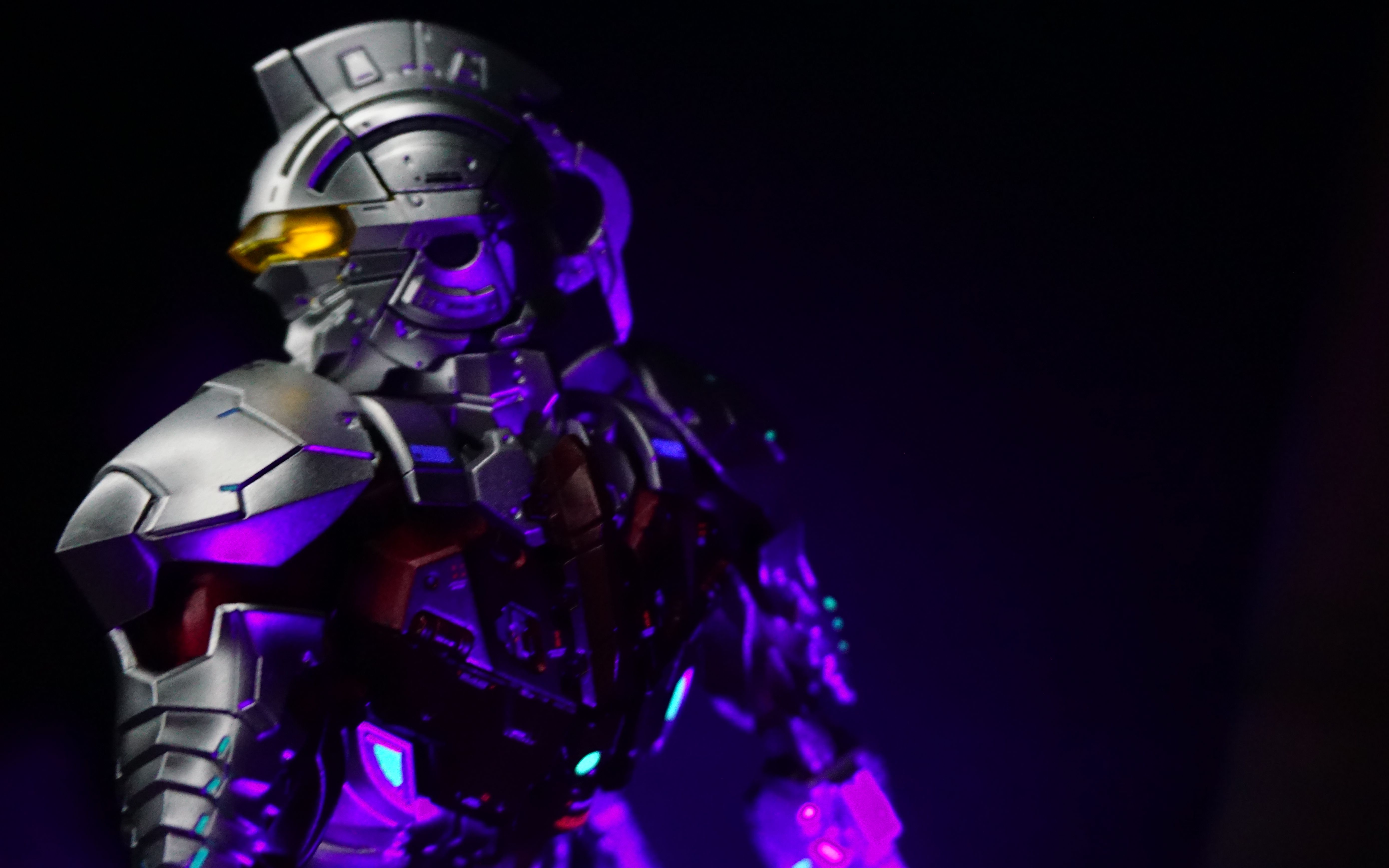 天翔翼游伪电镀荧光涂装七爷新手喷涂细节处理御模道拼装版赛文机动