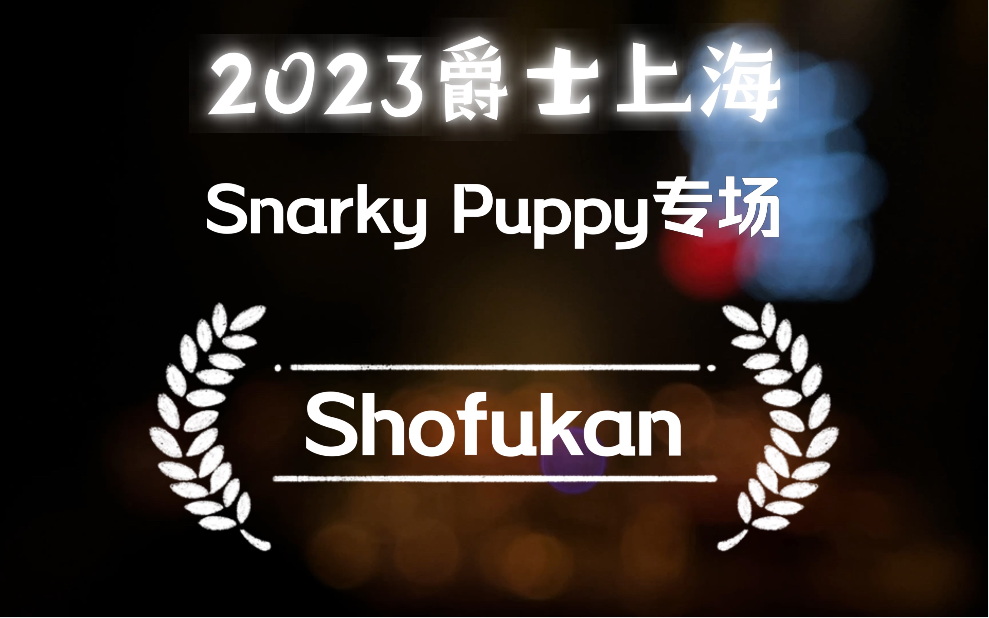 爵士上海2023 snarky puppy专场 李晓川老师惊喜客串