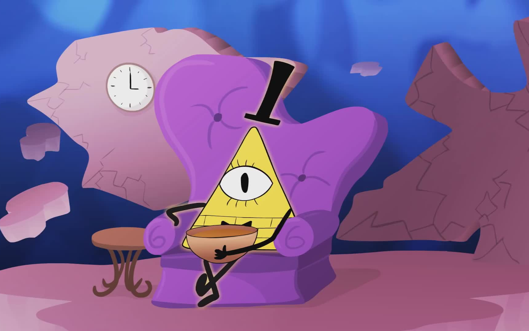 bill cipher orders a pizza (gravity falls parody)