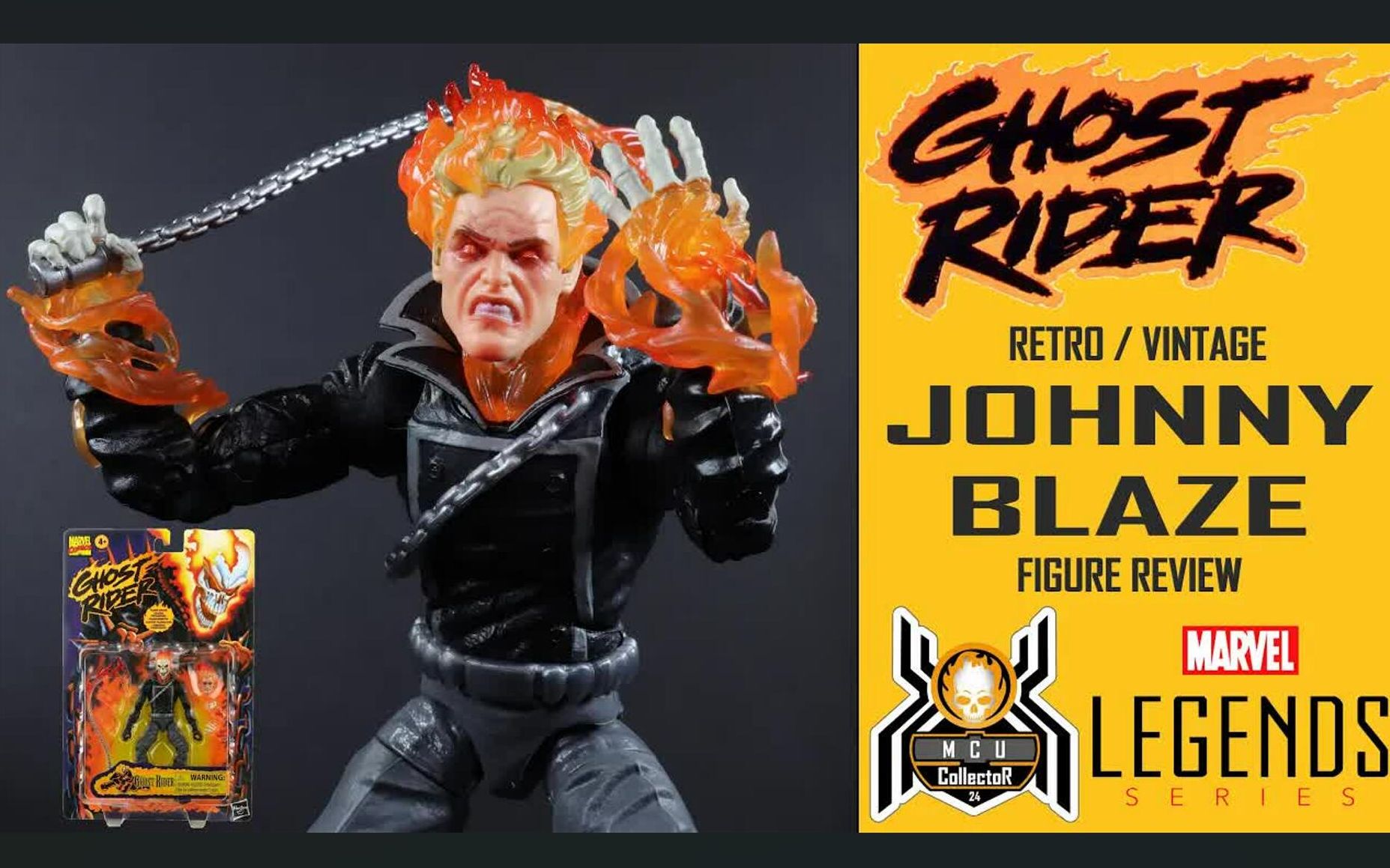 marvel legends 恶灵骑士 强尼·布雷泽 toybiz式样复古挂卡