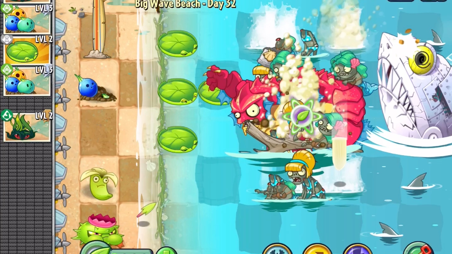 植物大战僵尸2国际版 沙滩boss